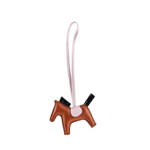 GriGri Rodeo Bag Charm Leather with Horse Hair PM