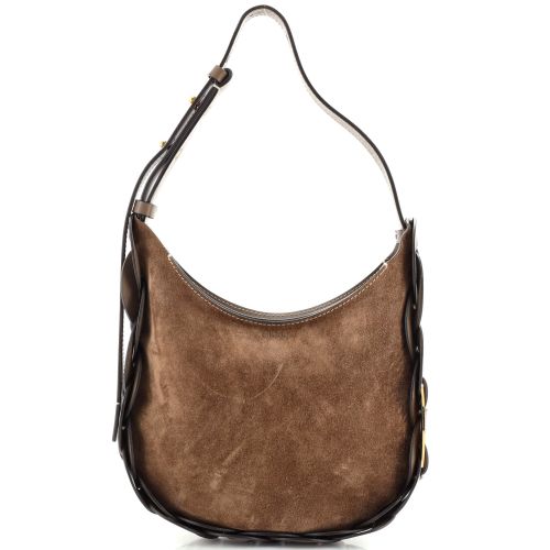 Darryl Hobo Suede and Leather Small