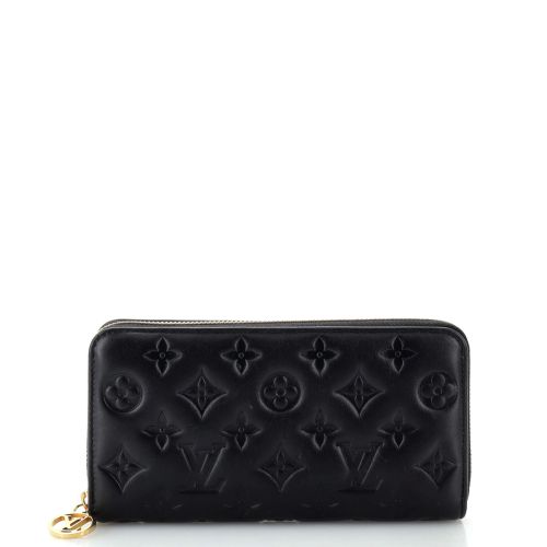 Coussin Zippy Wallet Monogram Embossed Lambskin