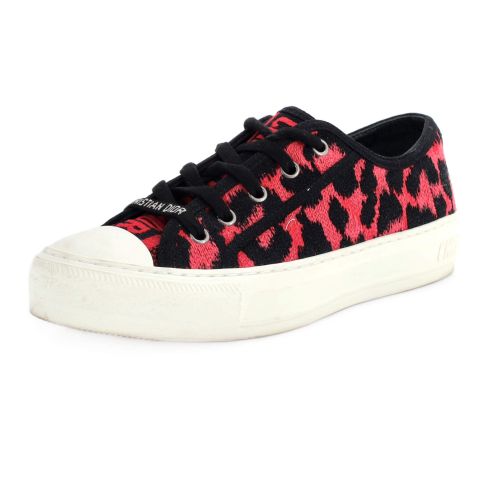 Women's Walk'N'Dior Sneakers Embroidered Canvas