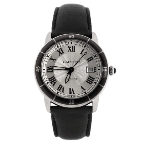 Ronde Croisiere de Cartier Automatic Watch Stainless Steel and Leather 42