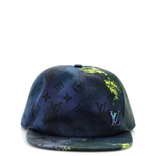 Baseball Cap Tie Dye Monogram Canvas