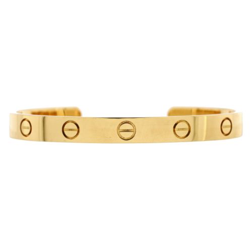 Love Cuff Bracelet 18K Yellow Gold