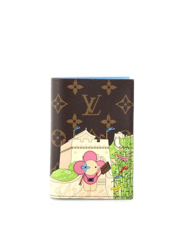 Passport Cover Limited Edition Vivienne Xmas Monogram Canvas