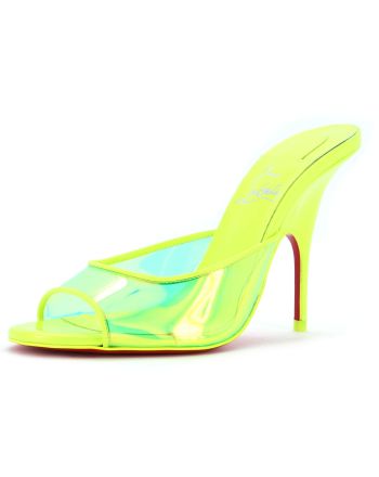 Just Arch Heeled Mules PVC 100