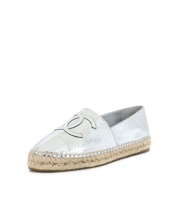 Women's CC Cap Toe Espadrilles Leather