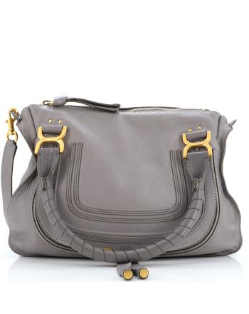 Marcie Satchel Leather Medium