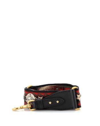 Bohemian Shoulder Strap Embellished Canvas