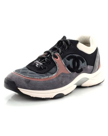 Women's CC All Over Print Low-Top Sneakers Suede