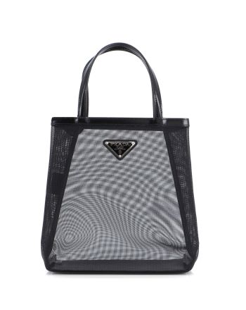 Logo Open Tote Mesh Small