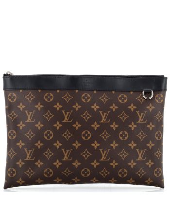 Discovery Pochette Macassar Monogram Canvas GM