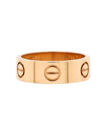 Love Band Ring 18K Rose Gold