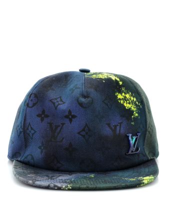 Baseball Cap Tie Dye Monogram Canvas