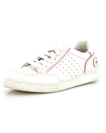 Women's Logo Low-Top Sneakers Leather